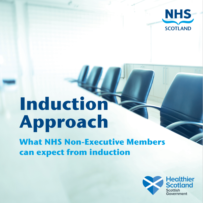 Induction Approach Book Title Cover Image - What NHS Non-Executives can expect from induction