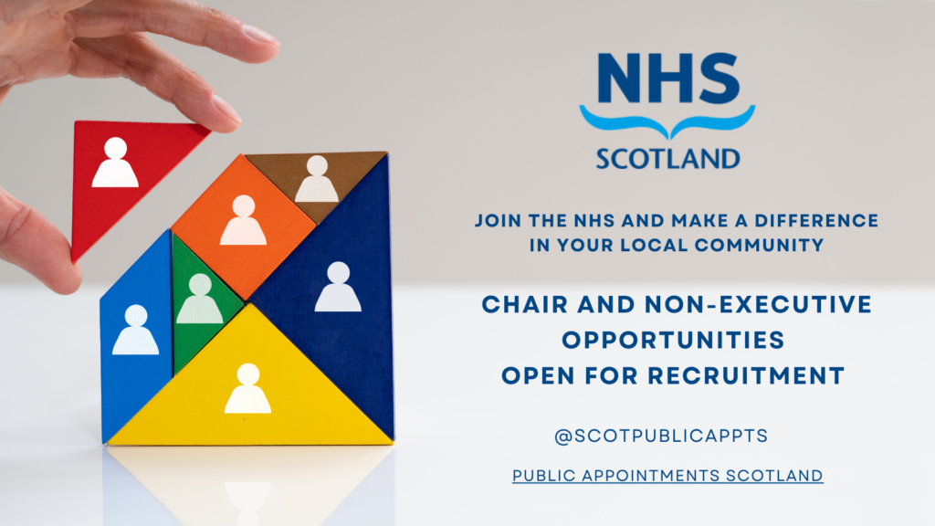 NHS Chair and Non-Executive Roles Recruiting across Scotland